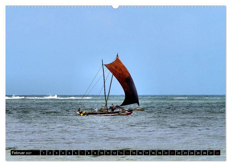 Produktbild: Sri Lanka - Highlights (Wandkalender 2027 DIN A2 quer), CALVENDO Monatskalender