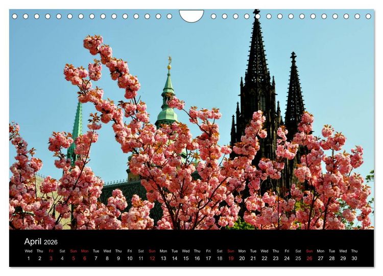 Produktbild: Prague in my heart (Wall Calendar 2026 DIN A4 landscape), CALVENDO 12 Month Wall Calendar