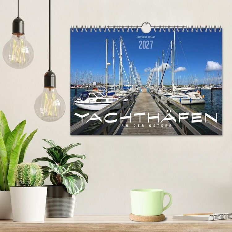 Produktbild: YACHTH&Auml;FEN AN DER OSTSEE (Wandkalender 2027 DIN A4 quer), CALVENDO Monatskalender