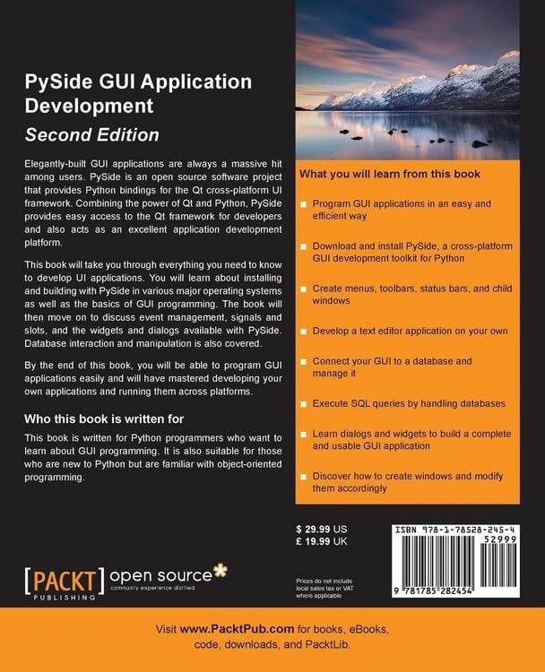 "Pyside GUI Application Development - Second Edition" auf Englisch kaufen