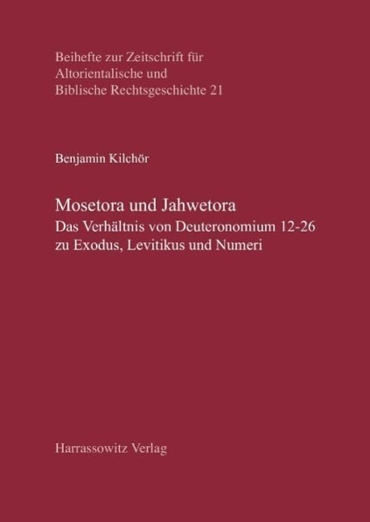 Produktbild: Mosetora und Jahwetora