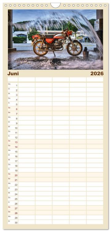 Produktbild: Familienplaner 2026 - Z&uuml;ndapp-Tr&auml;ume mit 5 Spalten (Wandkalender, 21 x 45 cm) CALVENDO