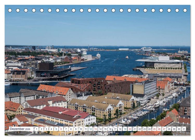 Produktbild: Sommer in Kopenhagen (Tischkalender 2026 DIN A5 quer), CALVENDO Monatskalender