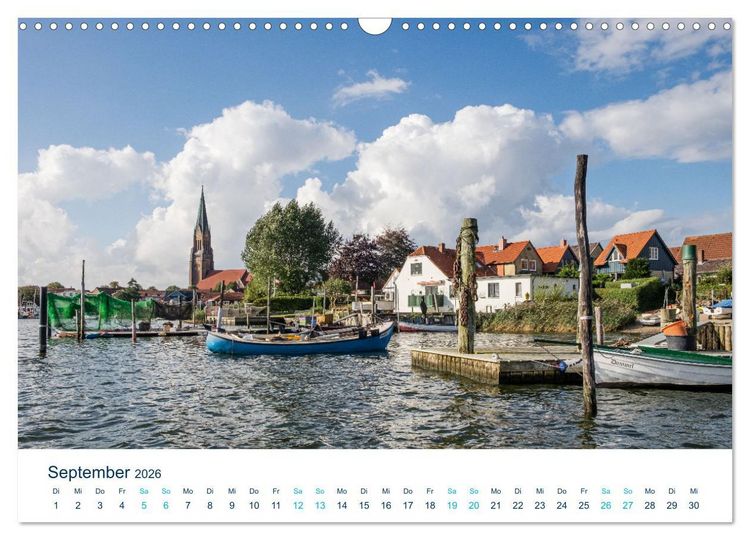 Produktbild: Die Schlei - Segelrevier und Naherholungsgebiet (Wandkalender 2026 DIN A3 quer), CALVENDO Monatskalender