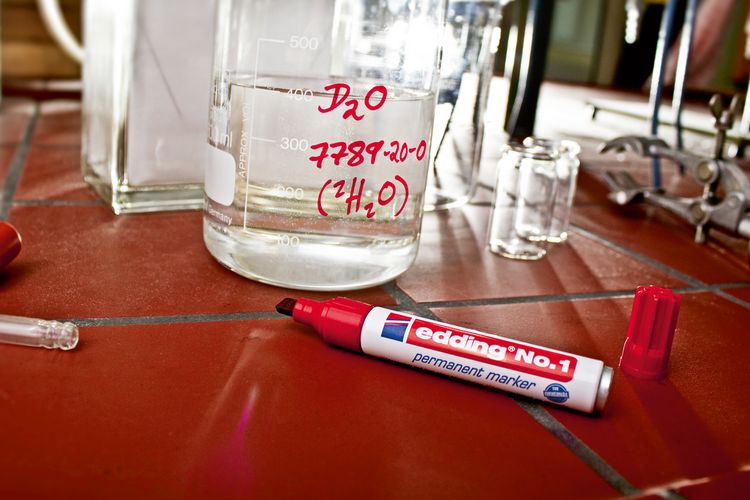 Produktbild: Edding No.1 4-1001 Permanentmarker Schwarz wasserfest: Ja