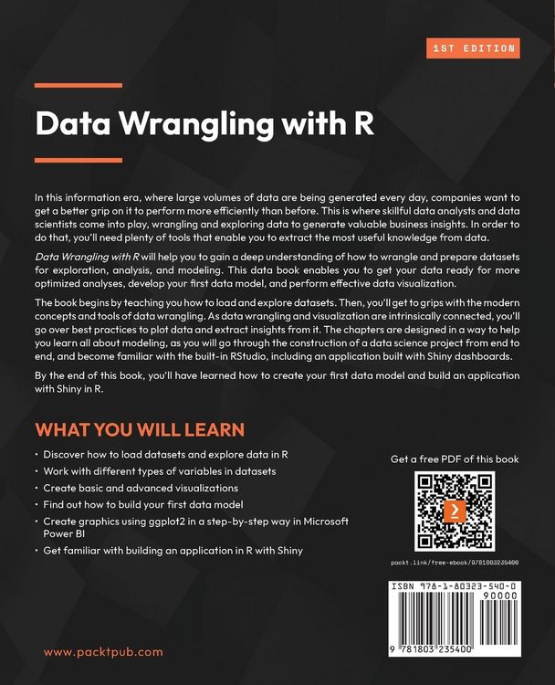 Produktbild: Data Wrangling with R