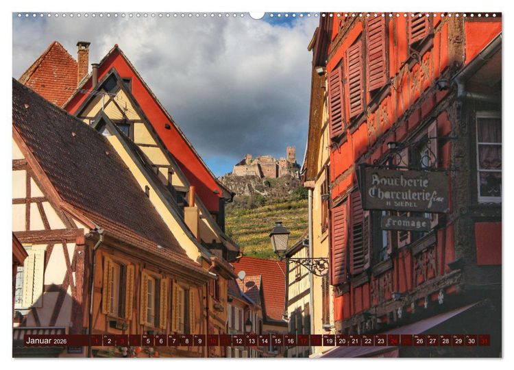 Produktbild: Das Elsass (hochwertiger Premium Wandkalender 2026 DIN A2 quer), Kunstdruck in Hochglanz