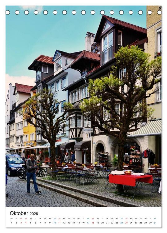 Produktbild: Lindau - Inselstadt am Bodensee (Tischkalender 2026 DIN A5 hoch), CALVENDO Monatskalender