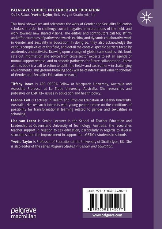 Produktbild: Uplifting Gender and Sexuality Education Research