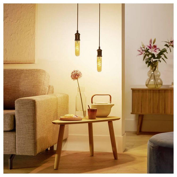 Produktbild: Philips 8721103049070 LED E27 Spiralform 3.1W = 25W Bernstein dimmbar 1St.