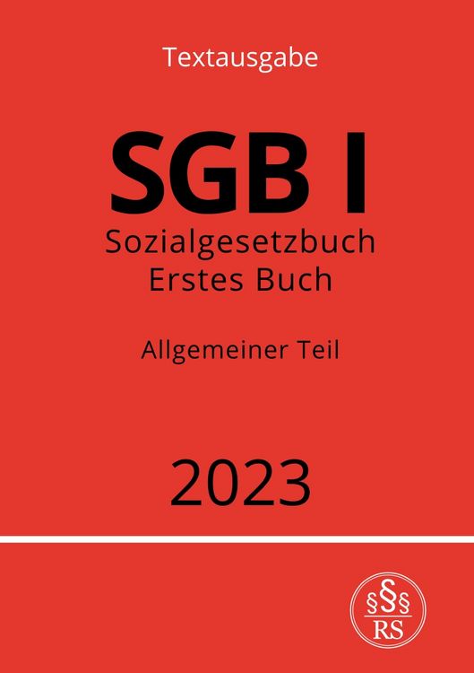 Produktbild: Sozialgesetzbuch - Erstes Buch - SGB I - Allgemeiner Teil