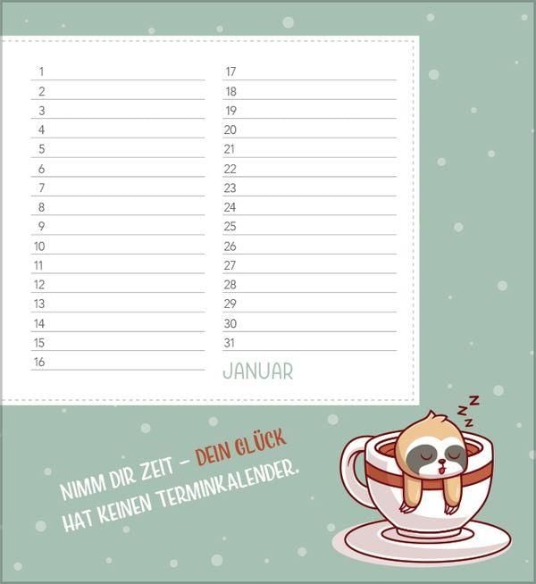 Produktbild: Geburtstagskalender Happy Mind