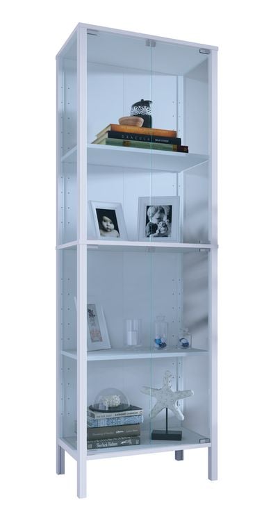 Produktbild: Glasvitrine Jensol hoch Schrank stehend