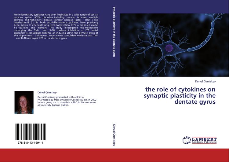 Produktbild: The role of cytokines on synaptic plasticity in the dentate gyrus