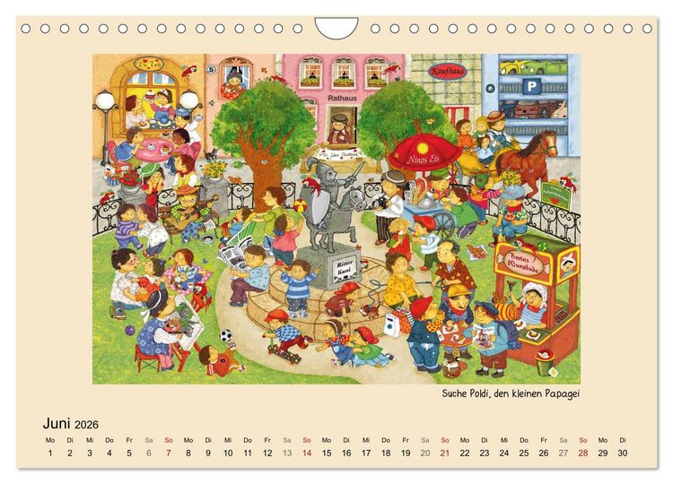 Produktbild: Wimmelbilder (Wandkalender 2026 DIN A4 quer), CALVENDO Monatskalender