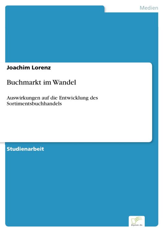 Produktbild: Buchmarkt im Wandel