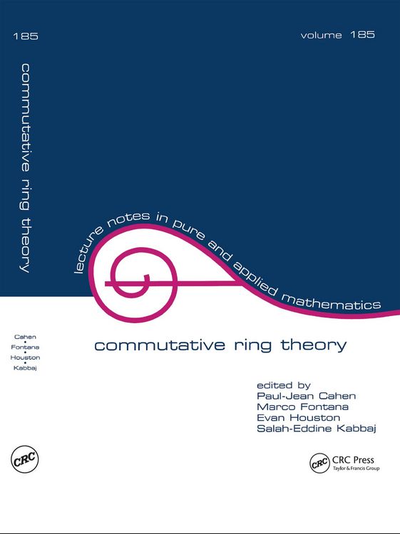 Produktbild: Commutative Ring Theory