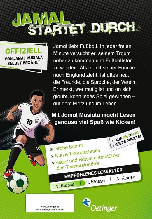Produktbild: Jamal Musiala. Mein Fu&szlig;ball-Abenteuer beginnt