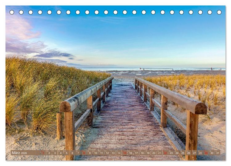 Produktbild: Meine Liebe zu Norden-Norddeich (Tischkalender 2026 DIN A5 quer), CALVENDO Monatskalender