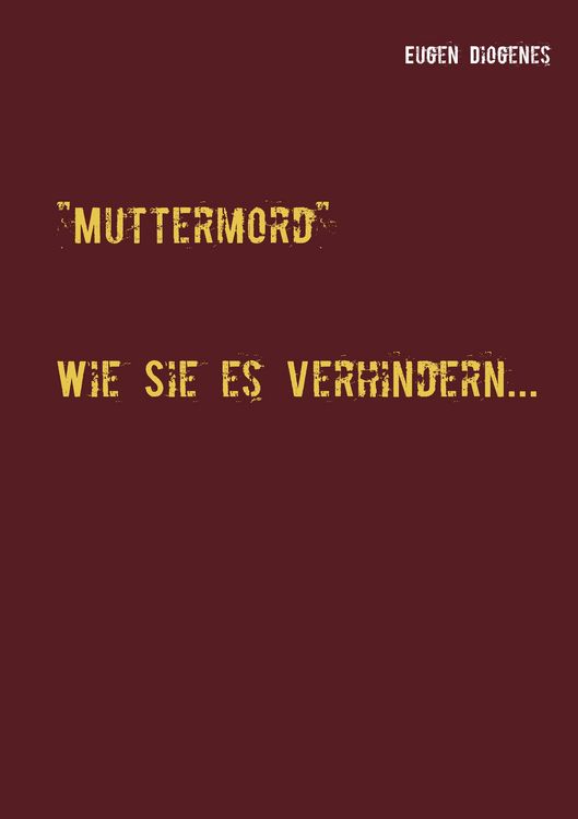 Produktbild: Muttermord