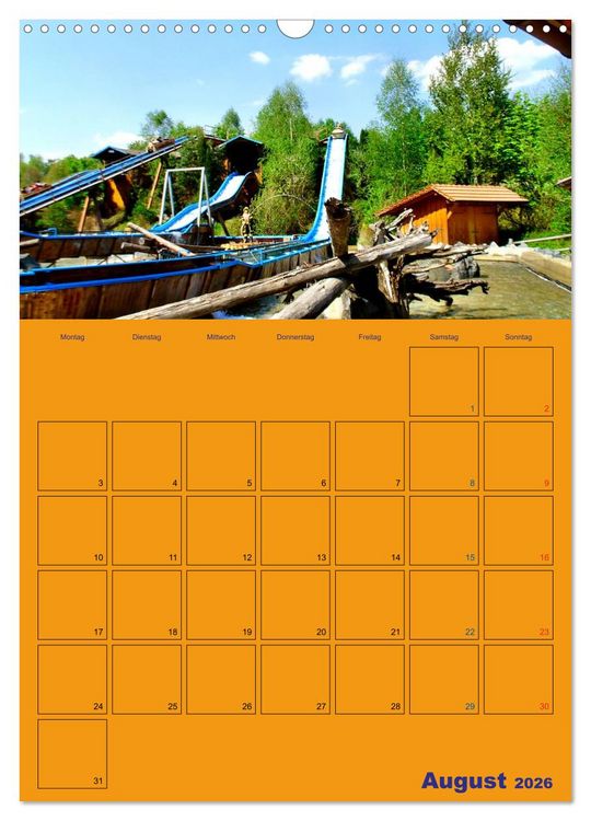Produktbild: Freizeitparkmomente / Planer (Wandkalender 2026 DIN A3 hoch), CALVENDO Monatskalender