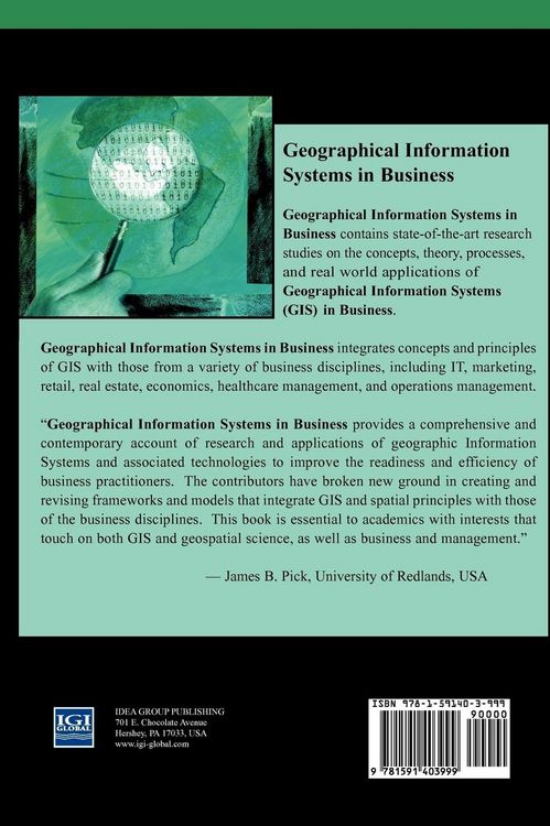 Produktbild: Geographic Information Systems in Business