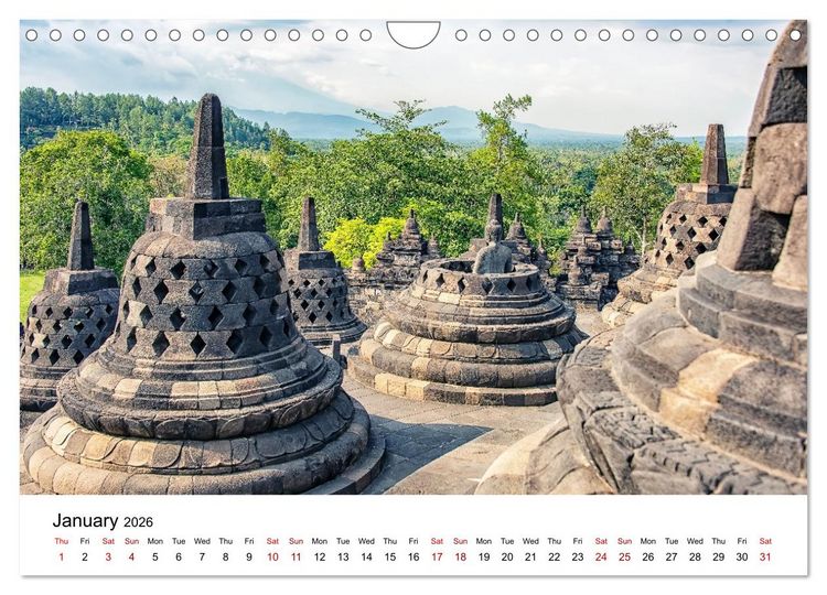 Produktbild: Wonderful Indonesia (Wall Calendar 2026 DIN A4 landscape), CALVENDO 12 Month Wall Calendar