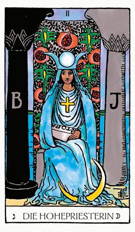 Produktbild: Das Weiser-Tarot - Tarot von A.E. Waite in den urspr&uuml;nglichen Aquarellfarben (78 Karten illustriert von Pamela Colman Smith mit Booklet)
