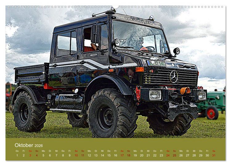Produktbild: Ein Mythos mit Stern - das Universalmotorger&auml;t (hochwertiger Premium Wandkalender 2026 DIN A2 quer), Kunstdruck in Hochglanz