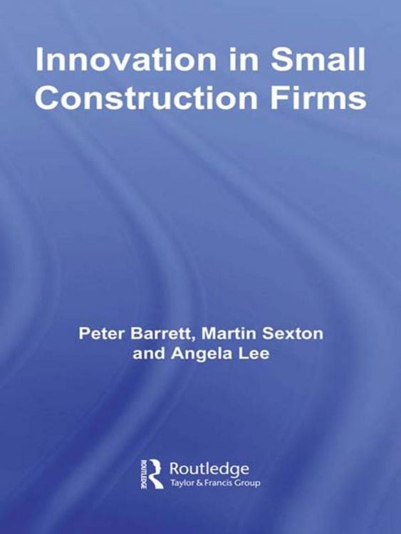 Produktbild: Innovation in Small Construction Firms