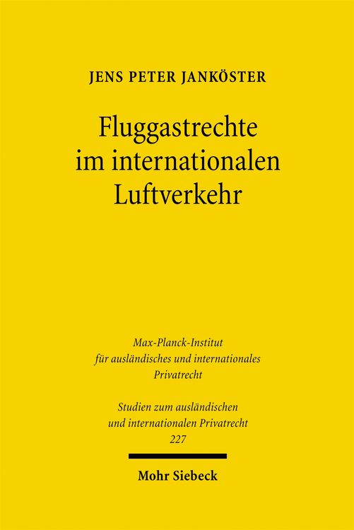 Produktbild: Fluggastrechte im internationalen Luftverkehr