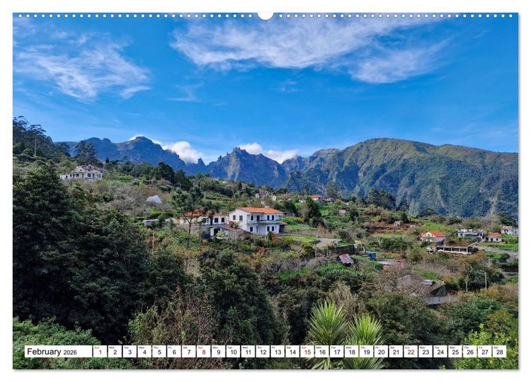 Produktbild: Madeira island of eternal spring (High Quality Premium Wall Calendar 2026 DIN A2 landscape),CALVENDO 12 Month Wall Calendar