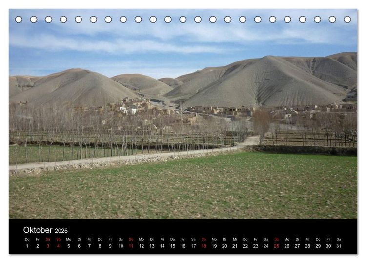 Produktbild: Afghanistan (Tischkalender 2026 DIN A5 quer), CALVENDO Monatskalender