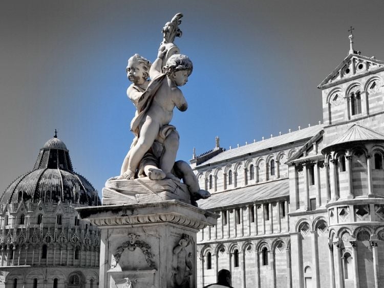 Produktbild: Statue auf dem "Platz der der Wunder" mit Baptisterium (Puzzle)