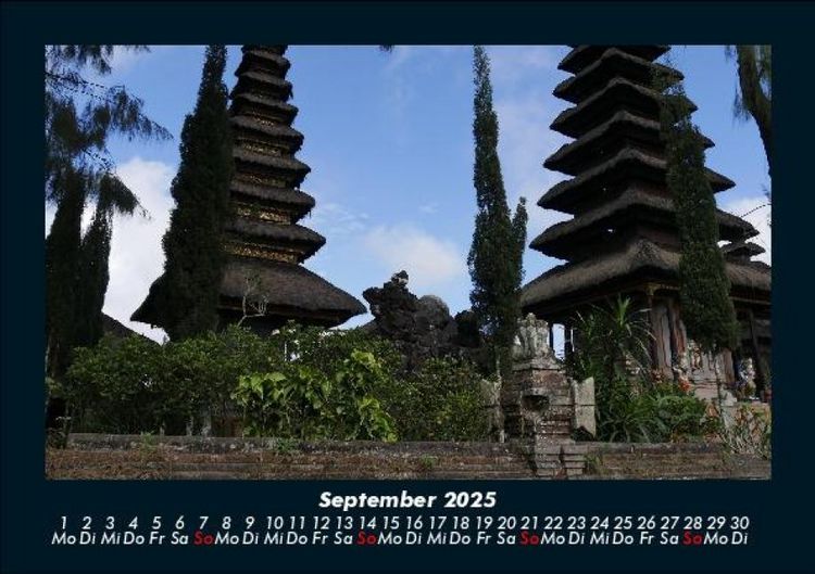 Produktbild: Indonesiens Sch&ouml;nheit 2025 Fotokalender DIN A5