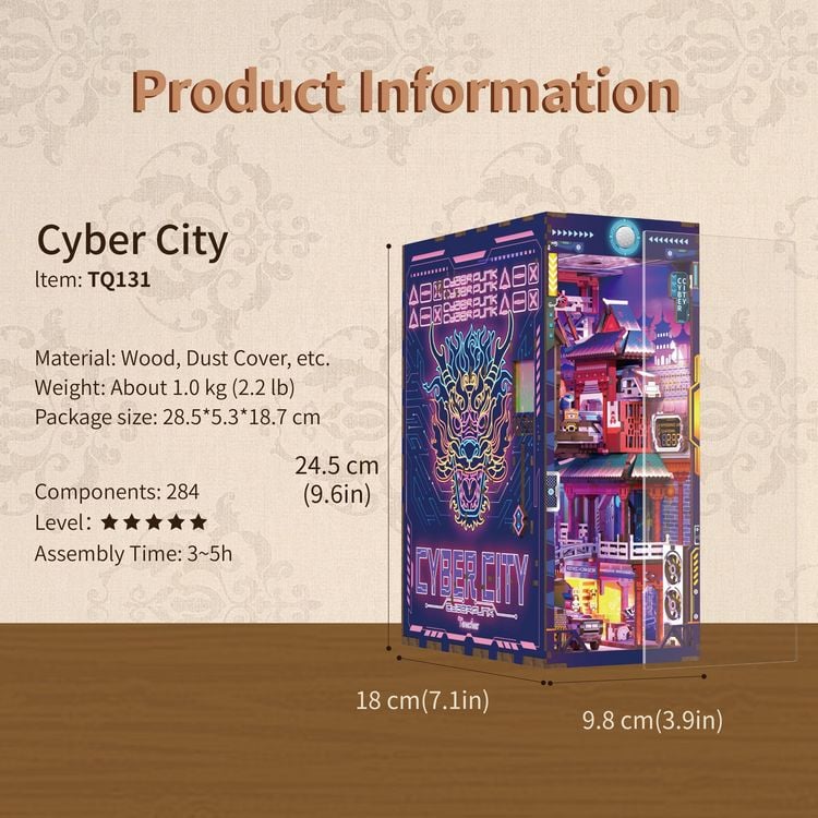 Produktbild: Book Nook DIY B&uuml;cherecke Cyber City
