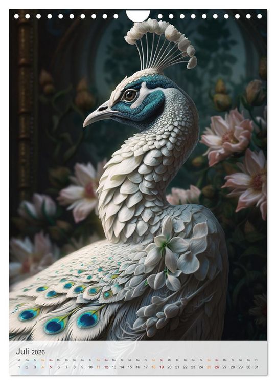 Produktbild: Fantastische Vogelwelt (Wandkalender 2026 DIN A4 hoch), CALVENDO Monatskalender