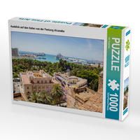 Produktbild: CALVENDO Puzzle Ausblick auf den Hafen von der Festung Alcazaba | 1000 Teile Lege-Gr&ouml;&szlig;e 64x48cm Foto-Puzzle f&uuml;r gl&uuml;ckliche Stunden