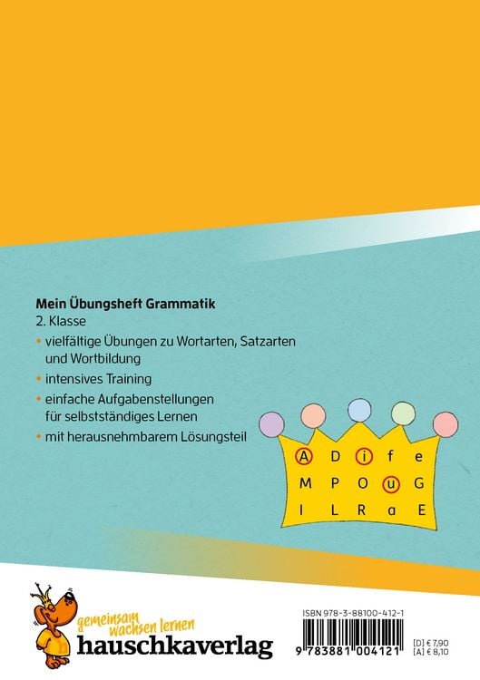 Produktbild: Mein &Uuml;bungsheft Grammatik 2. Klasse