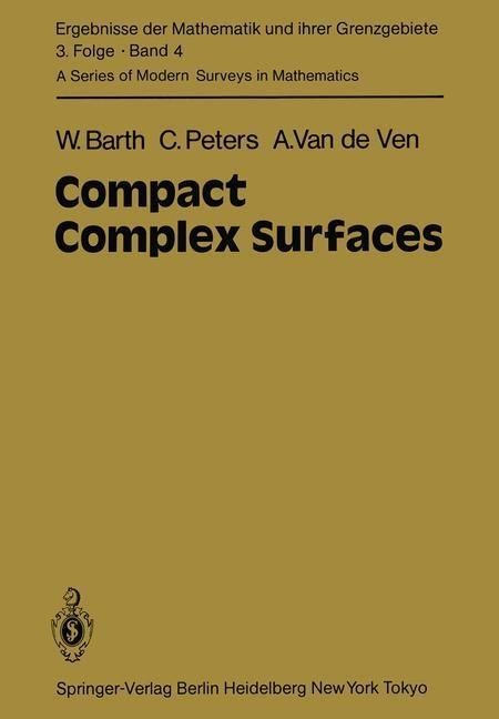 Produktbild: Compact Complex Surfaces