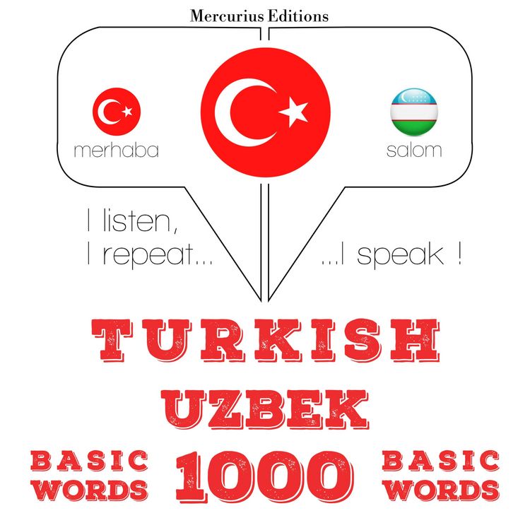 Produktbild: T&uuml;rk&ccedil;e - &Ouml;zbek&ccedil;e: 1000 temel kelime
