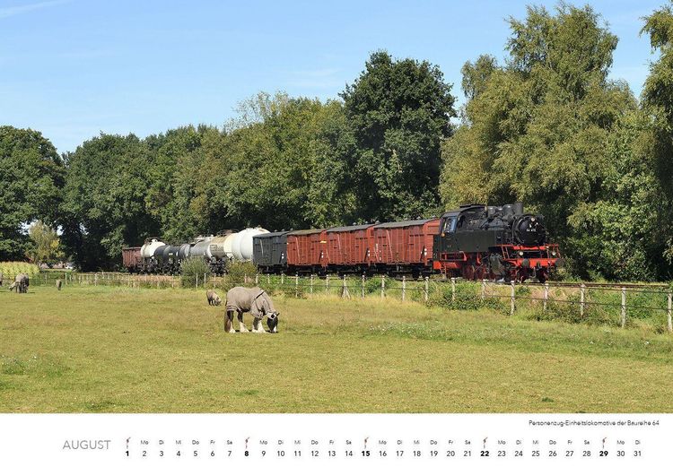 Produktbild: Dampfloks in Farbe Kalender 2027