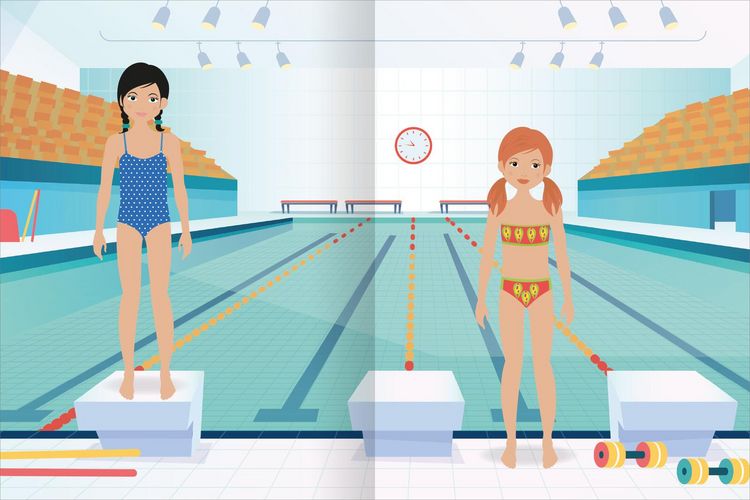 Produktbild: Sticker-Anziehpuppen &ndash; Beim Sport