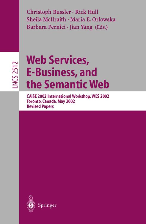 Produktbild: Web Services, E-Business, and the Semantic Web