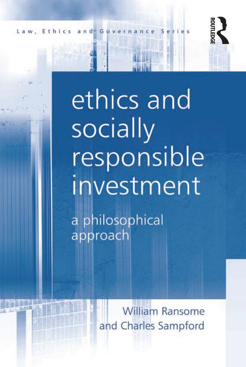 Produktbild: Ethics and Socially Responsible Investment