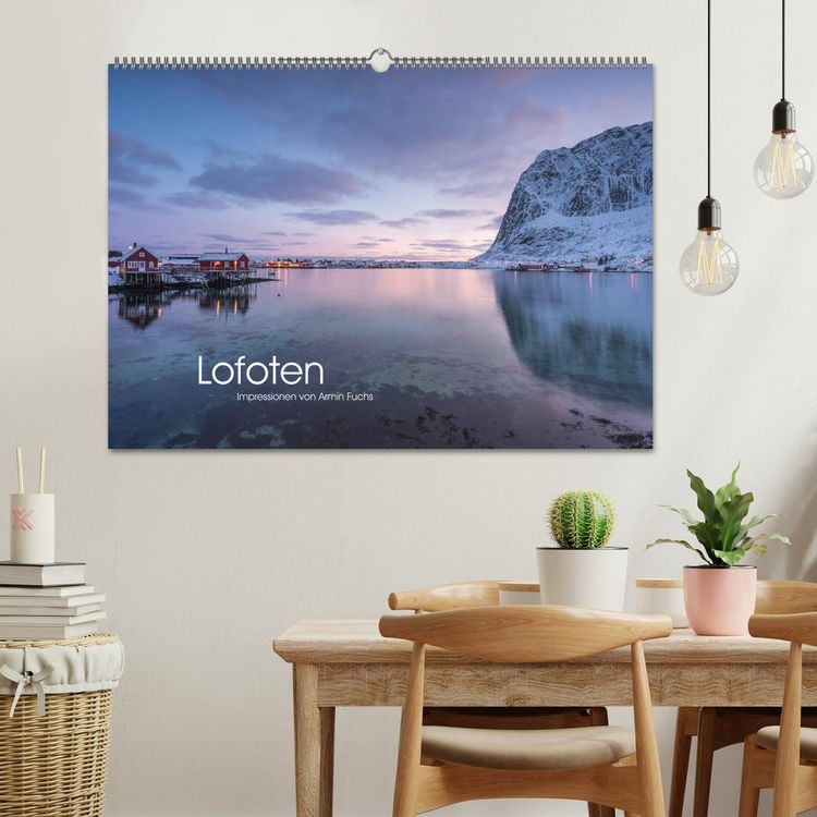 Produktbild: Lofoten Impressionen von Armin Fuchs (Wandkalender 2026 DIN A2 quer), CALVENDO Monatskalender