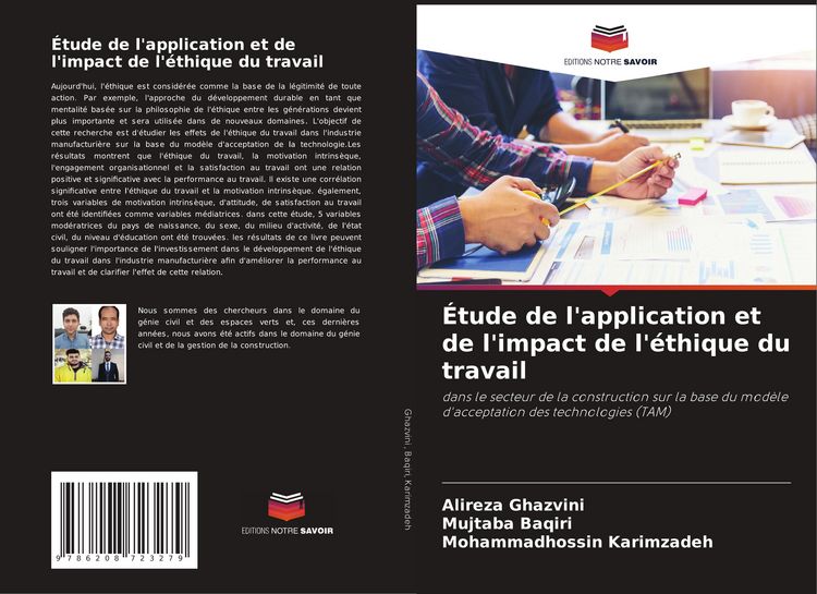 Produktbild: &Eacute;tude de l'application et de l'impact de l'&eacute;thique du travail