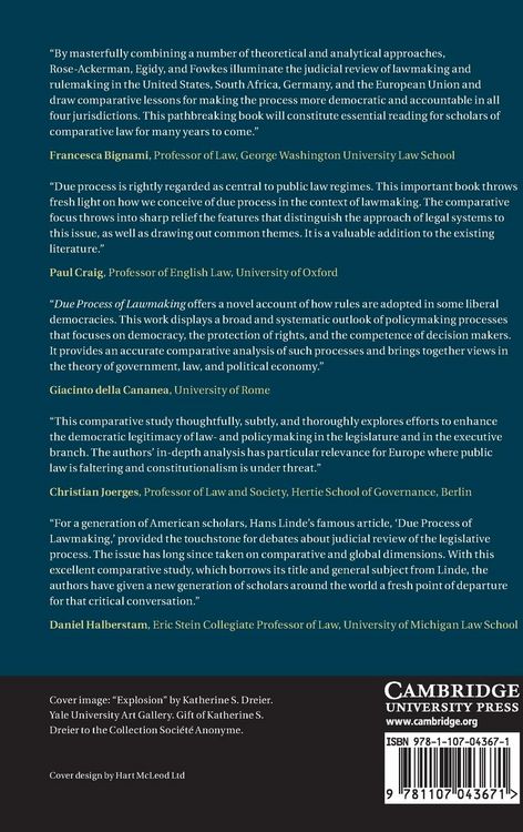 Produktbild: Due Process of Lawmaking