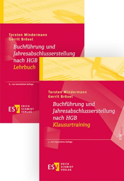 Produktbild: Paket aus den zwei Büchern: - - Buchführung und Jahresabschlusserstellung nach HGB - Lehrbuch und - - Buchführung und Jahresabschlusserstellung nach H