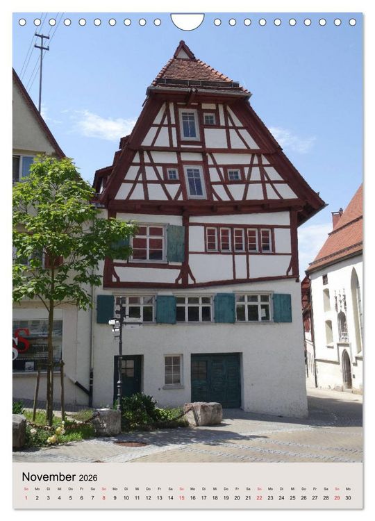 Produktbild: Fachwerkh&auml;user - schmal, krumm, schief (Wandkalender 2026 DIN A4 hoch), CALVENDO Monatskalender